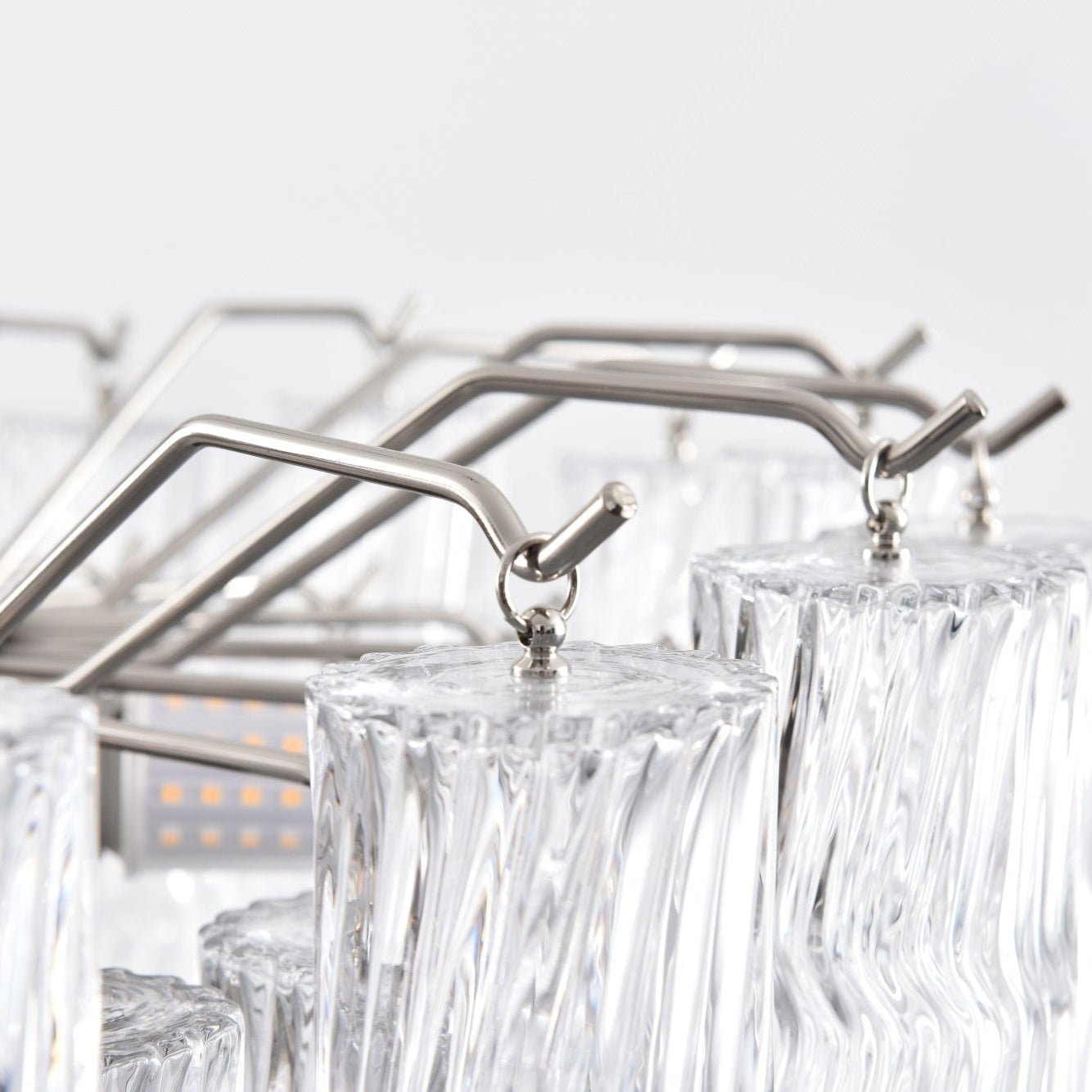 Vetrina Glass Chandelier Glass lighting by Bling Lighting Studio