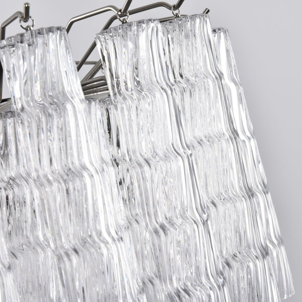 Vetrina Glass Chandelier Glass lighting by Bling Lighting Studio