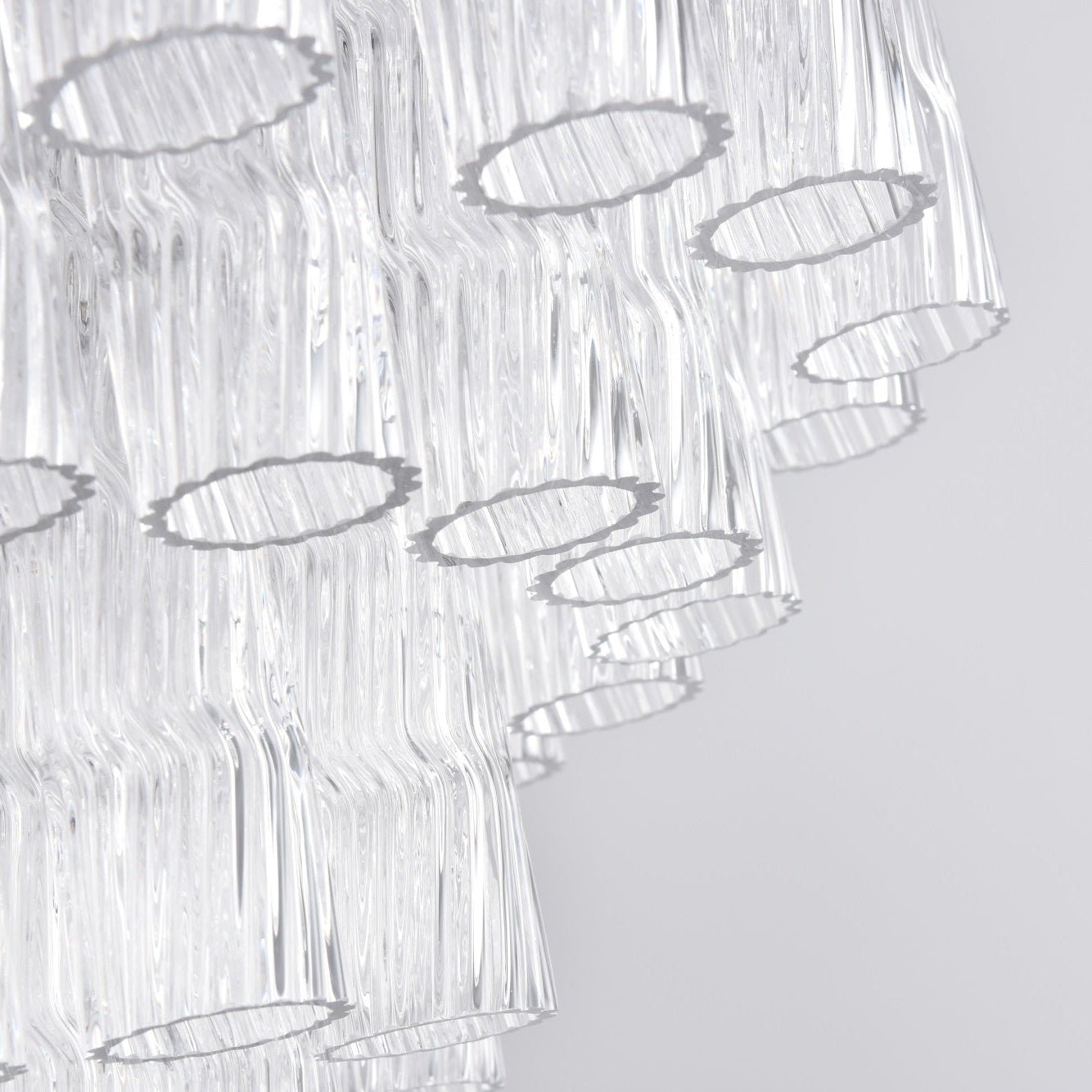 Vetrina Glass Chandelier Glass lighting by Bling Lighting Studio