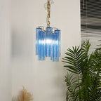 Vintage Blue Murano Glass Chandelier product image