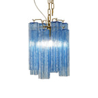 Vintage Blue Murano Glass Chandelier product image