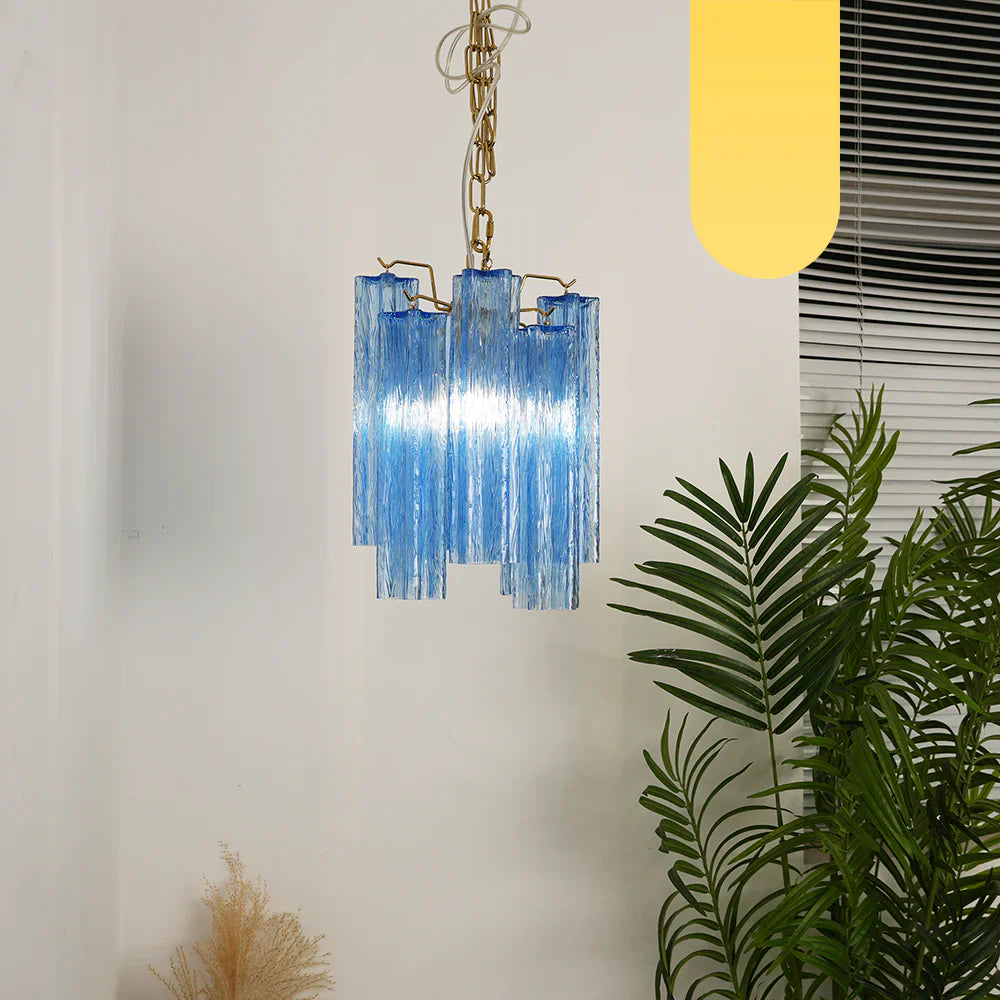 Vintage Blue Murano Glass Chandelier product image