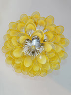 Vintage Caramel Murano Glass Petals Chandelier product image