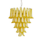 Vintage Caramel Murano Glass Petals Chandelier product image