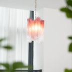 Vintage Gradient Red Murano Chandelier additional product view
