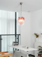 Vintage Gradient Red Murano Chandelier product image