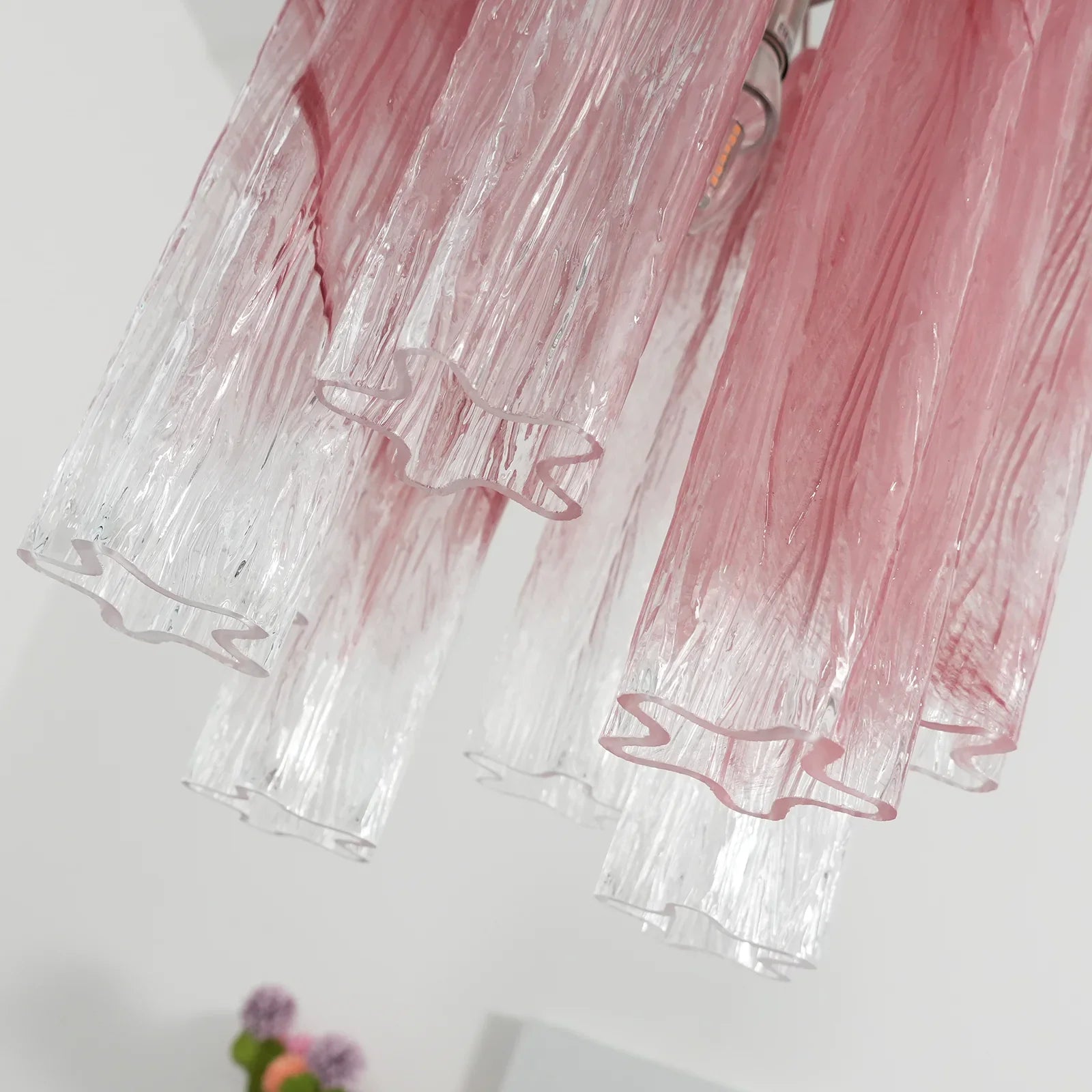 Vintage Gradient Red Murano Chandelier product image