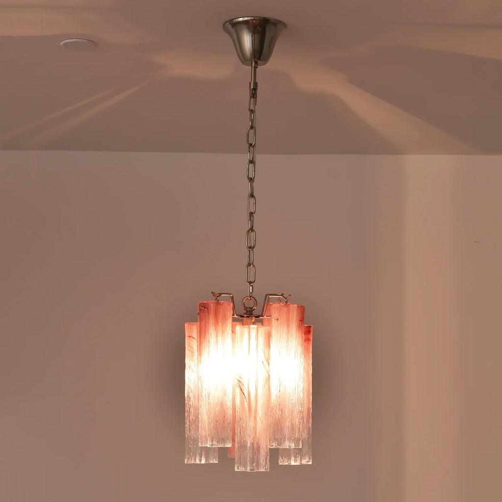 Vintage Gradient Red Murano Chandelier product image