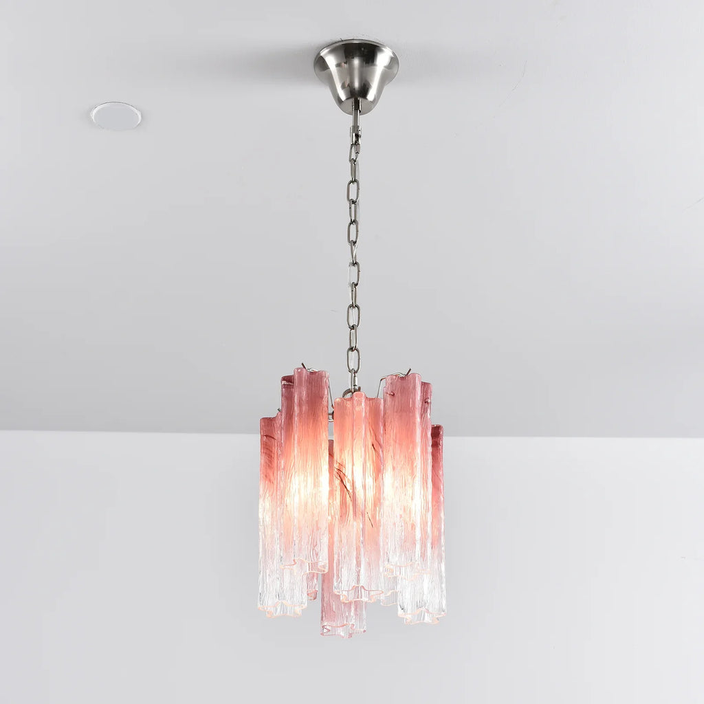 Vintage Gradient Red Murano Chandelier product image