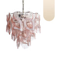 Vintage Murano Pink Glasses Chandelier product image