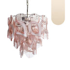 Vintage Murano Pink Glasses Chandelier product image