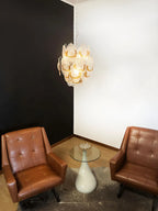 Vintage Murano Transparent Amber Chandelier product image