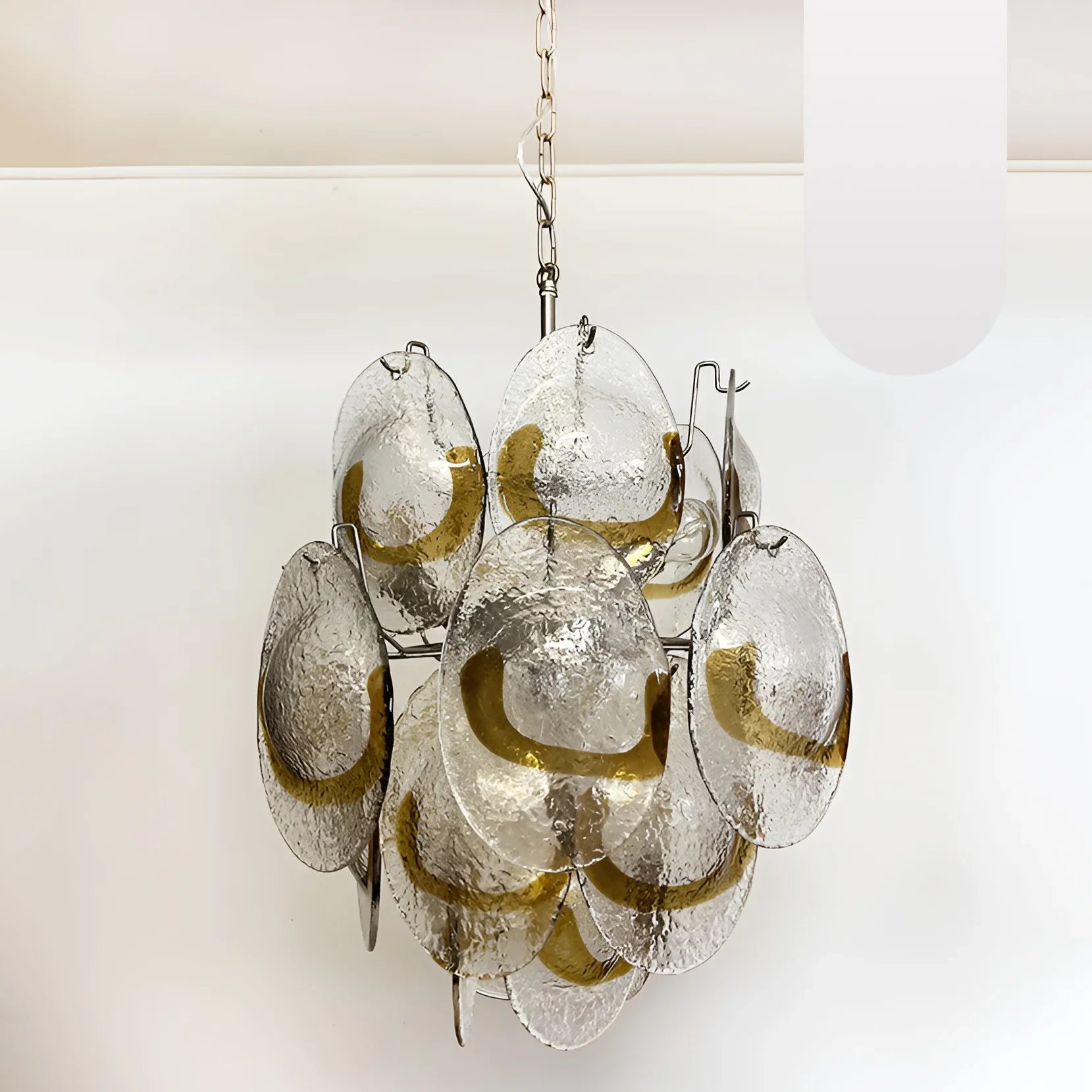 Vintage Murano Transparent Amber Chandelier product image