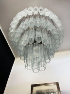 Vintage Murano Transparent Glass Chandelier product image
