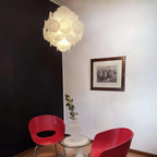 Vintage Murano White Disks Chandelier product image