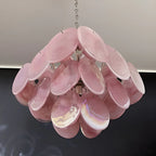 Vintage Murano Pink Disks Chandelier product image