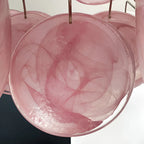 Vintage Murano Pink Disks Chandelier product image