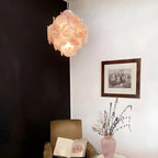 Vintage Murano Pink Disks Chandelier additional product view