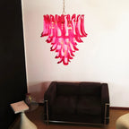 Vintage Red Murano Petals Chandelier additional product view