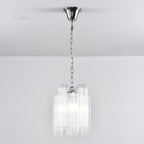 Vintage Transparent Murano Chandelier additional product view