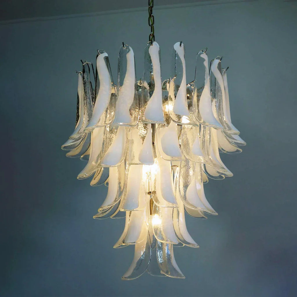 Vintage Transparent Murano Petals Chandelier product image