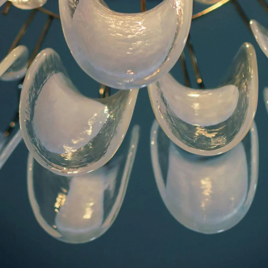 Vintage Transparent Murano Petals Chandelier product image