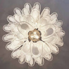 Vintage Transparent Murano Petals Chandelier product image