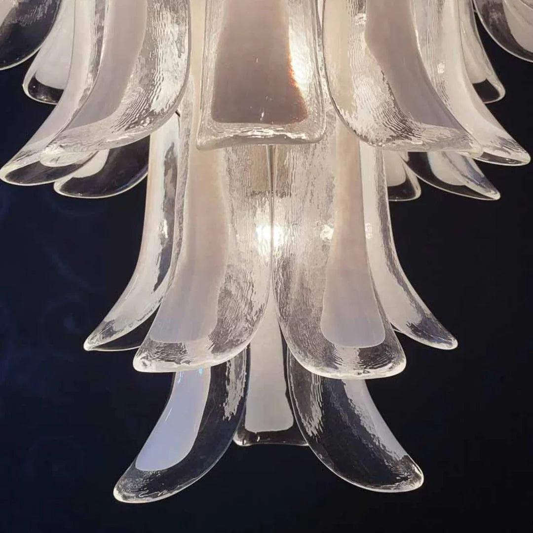 Vintage Transparent Murano Petals Chandelier product image