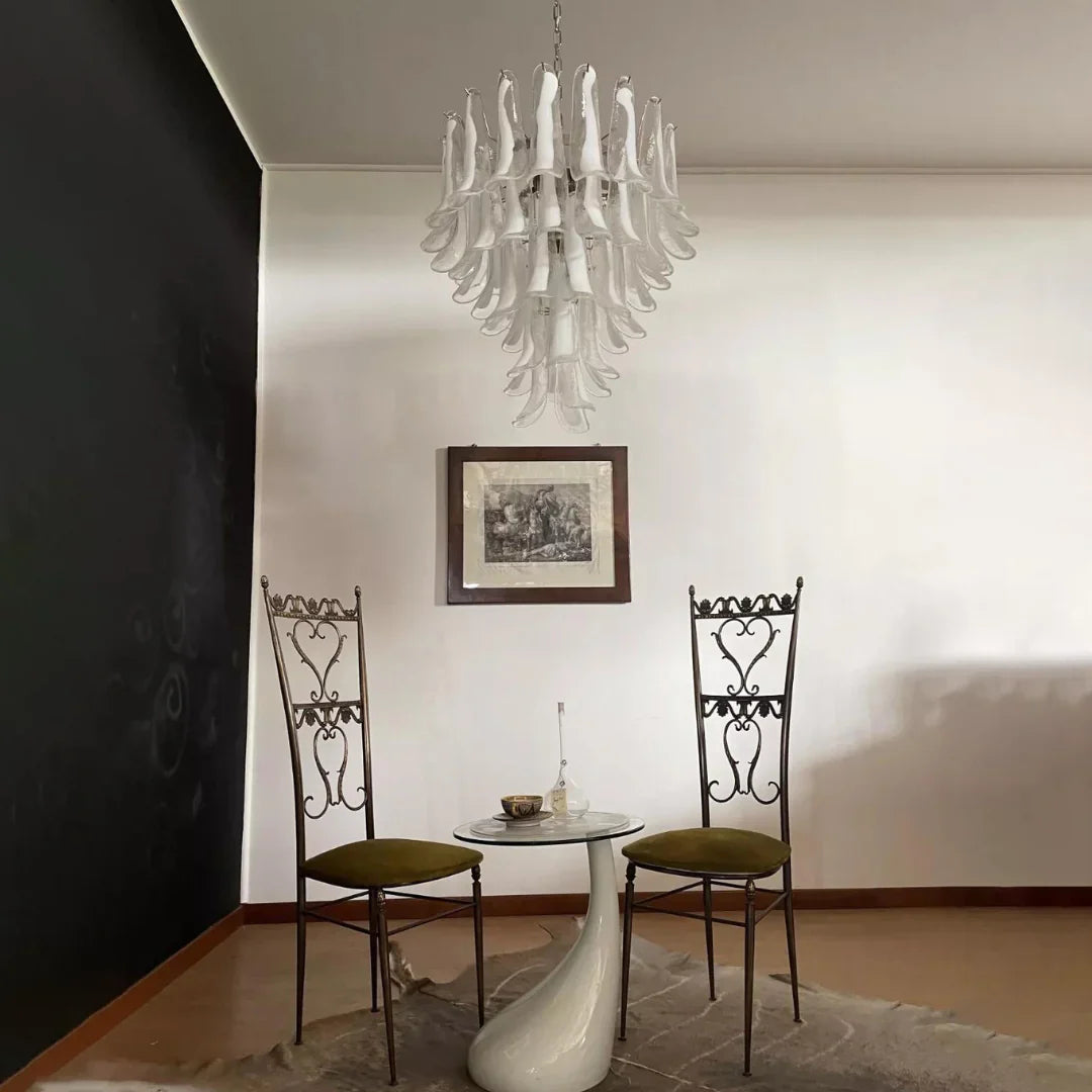 Vintage Transparent Murano Petals Chandelier product image
