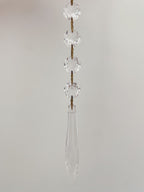Vintage – Murano Teardrops Chandelier – 70s – Pink prisms