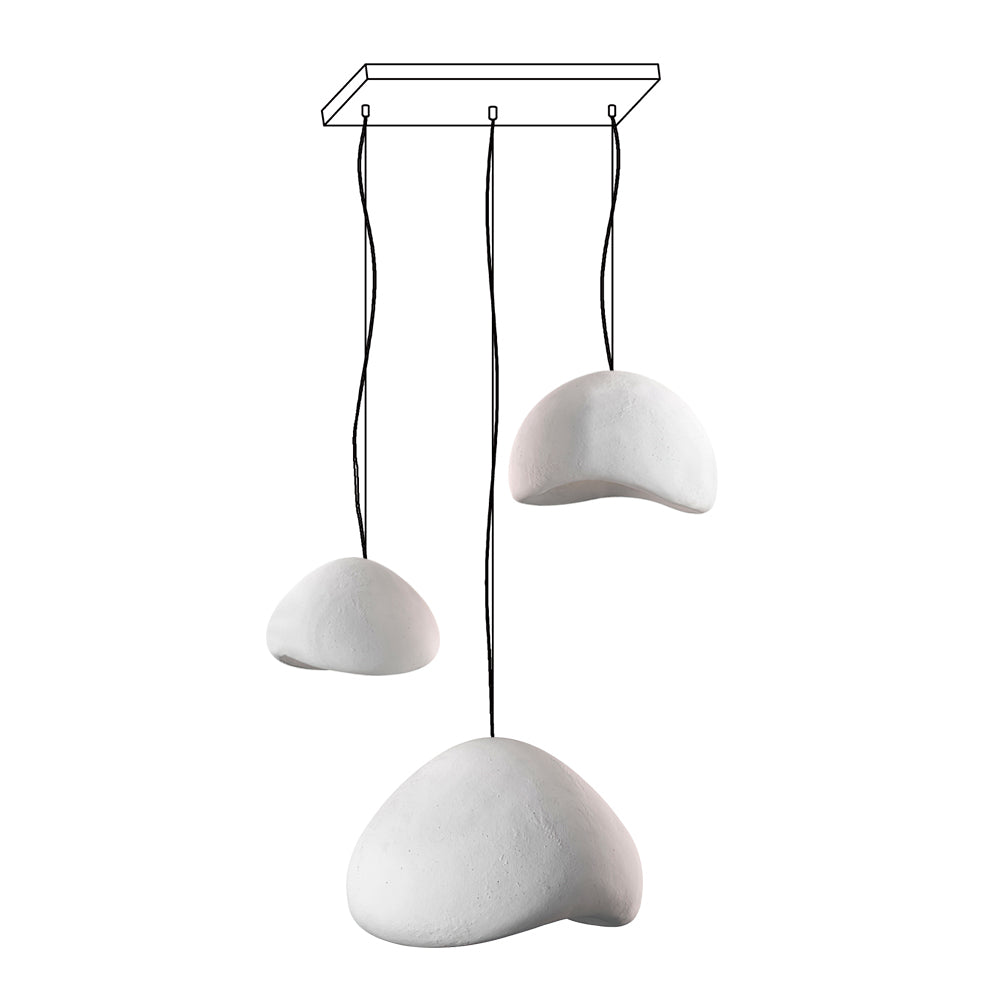 Zenra Wabi-Sabi Organic Chandelier