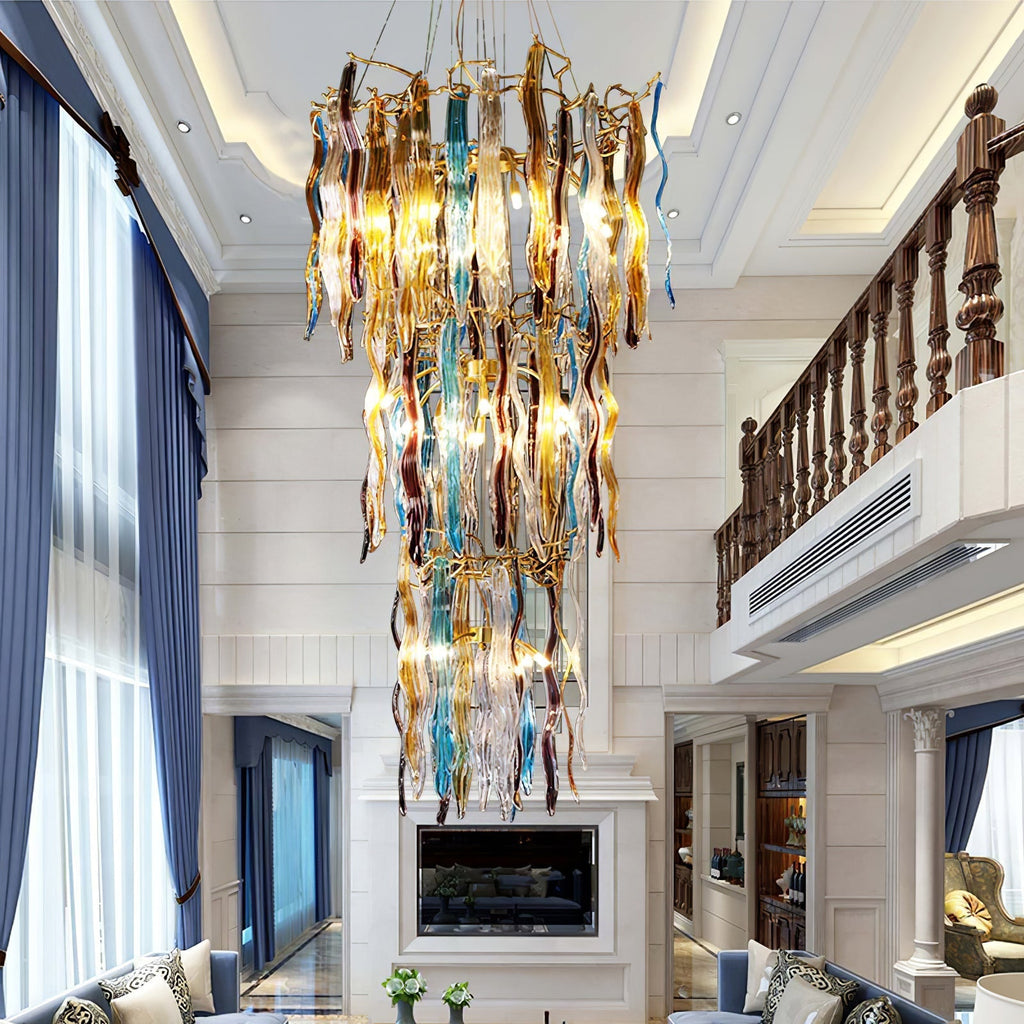 Waterfall Branch Colorful Chandelier additional product view