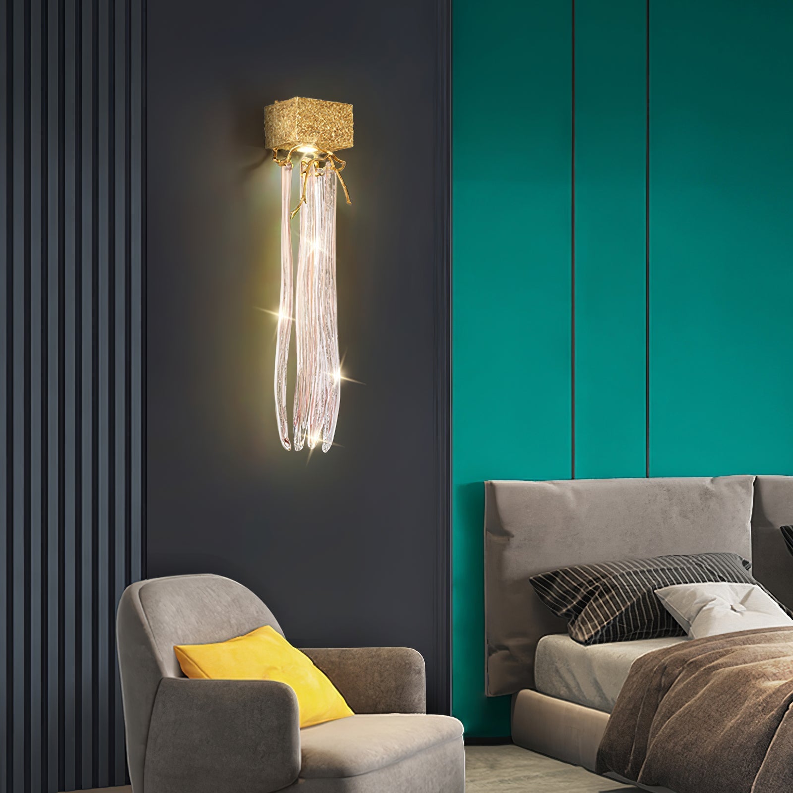 Waterfall Segmented Branch Wall Sconce product image