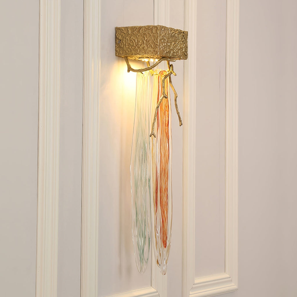 Waterfall Segmented Branch Wall Sconce detail view