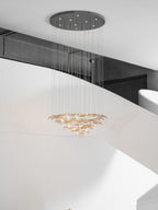 Wave Floating Leaf Chandelier