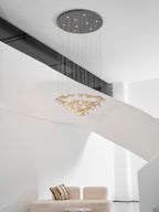 Wave Floating Leaf Chandelier