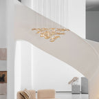Wave Floating Leaf Chandelier