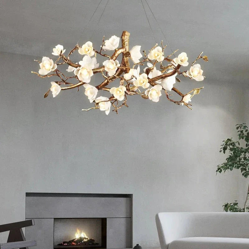 Zenth Vintage Flower Chandelier - Bling Lighting Studio