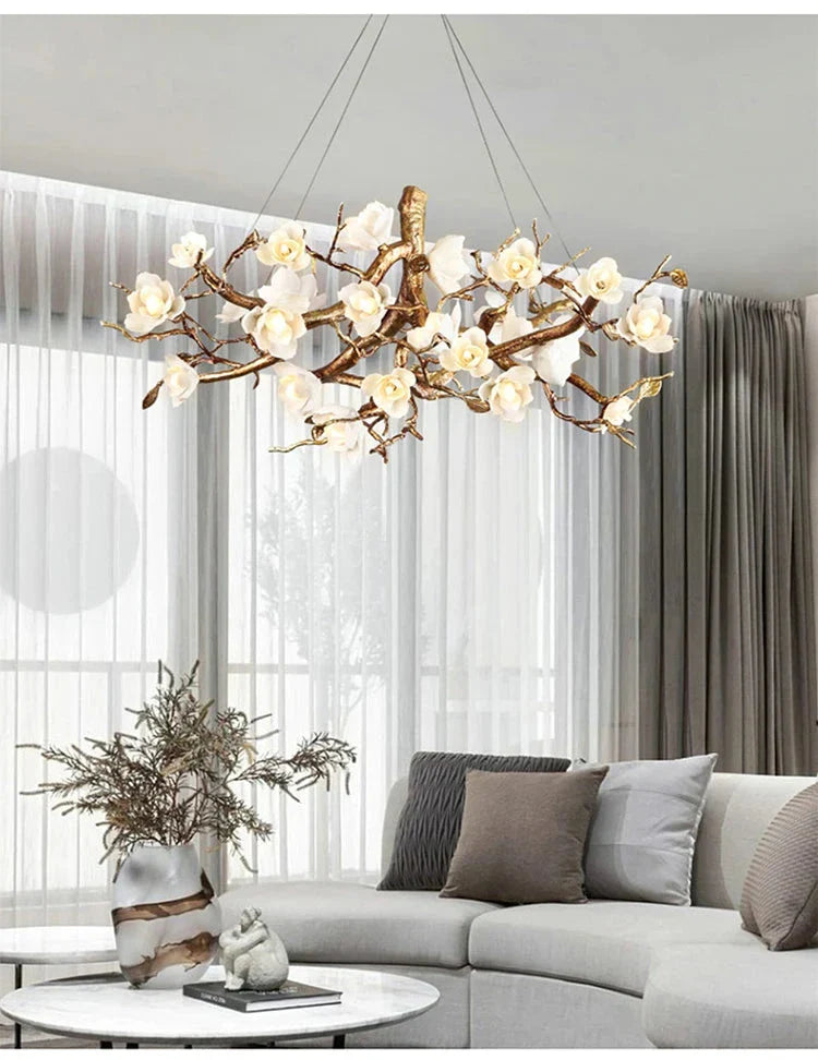 Zenth Vintage Flower Chandelier - Bling Lighting Studio