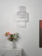 Glacier Tier Murano Glass Wall Light