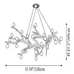Branch Boho Tree Modern Chandelier