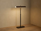 Abel Leather Floor Lamp by Bling Lighting Studio