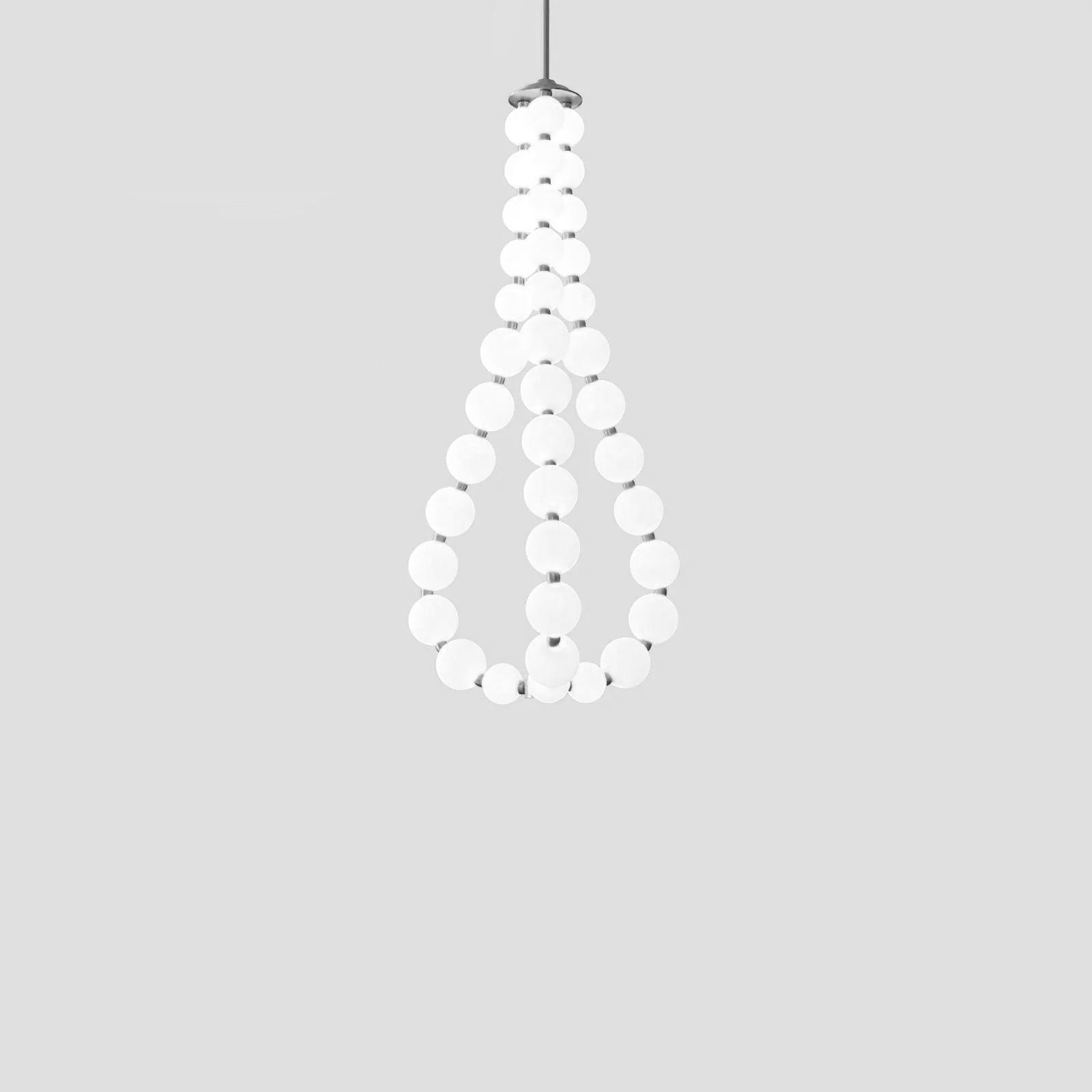 Acrylic Pearl Necklace Chandelier
