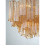 Addis Murano Glass Semi-Flush Ceiling Mount 17''W