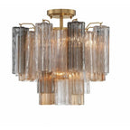 Addis Murano Glass Semi-Flush Ceiling Mount 17''W