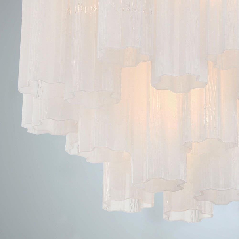 Addis Murano Glass Semi-Flush Ceiling Mount 17''W