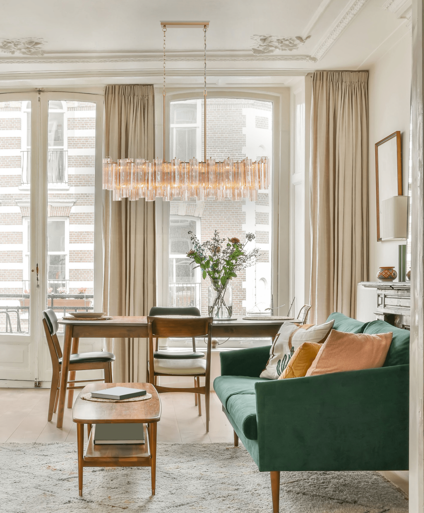 Luxury Addis Linear Chandelier product image