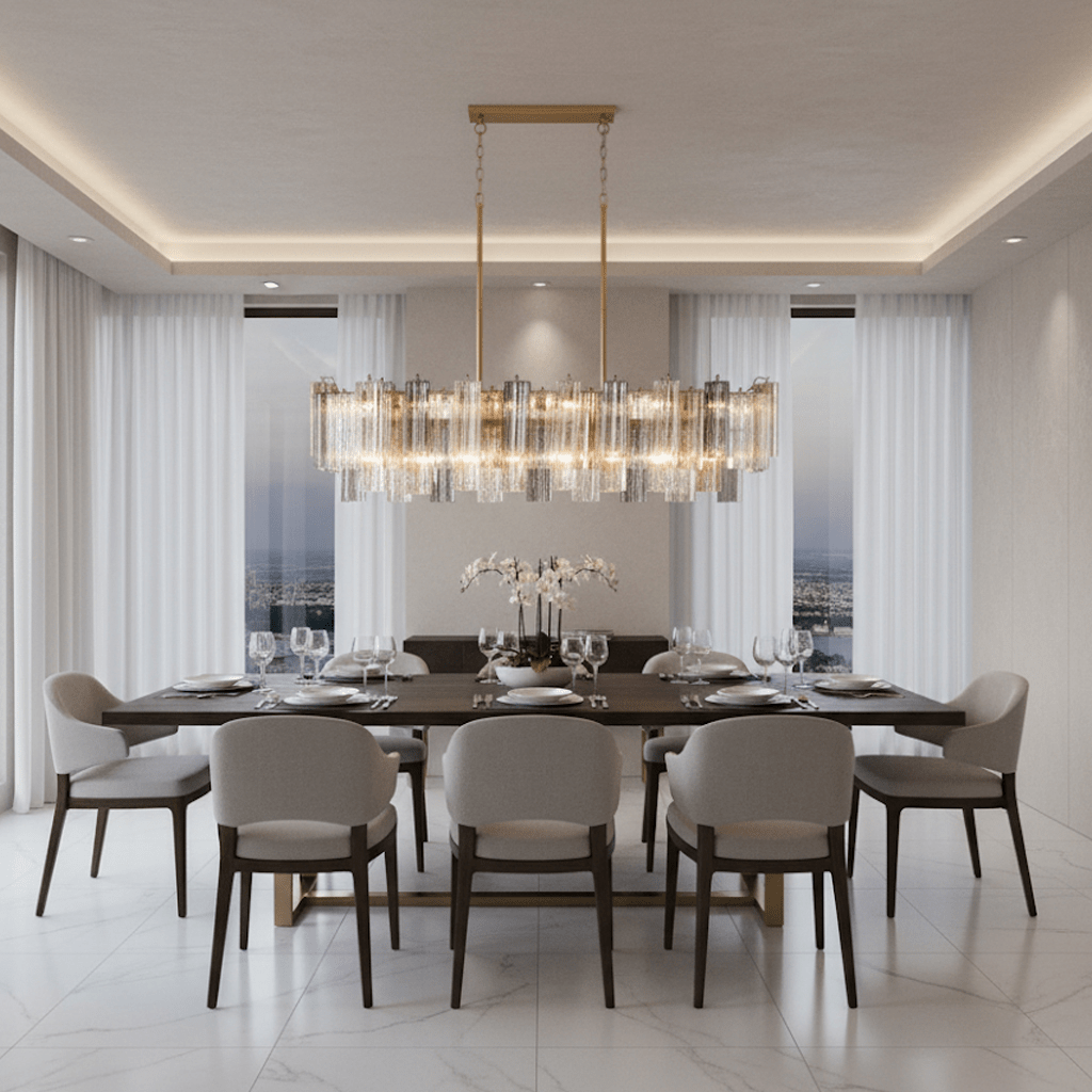 Luxury Addis Linear Chandelier product image