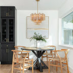 Addis Murano Glass Chandelier 17.8" 19.8" 22" 26.8" 32''D