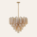 Addis Murano Glass Chandelier 17.8" 19.8" 22" 26.8" 32''D